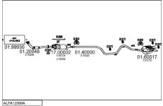Výfukový systém MTS ALFA12999A018929