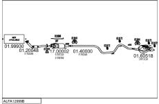 Výfukový systém MTS ALFA12999B018929