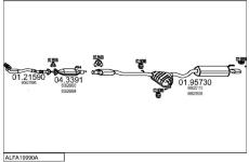 Výfukový systém MTS ALFA19990A004762