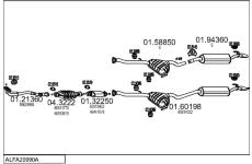 Výfukový systém MTS ALFA20990A004762