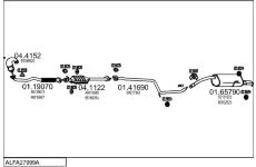 Výfukový systém MTS ALFA27999A027296