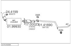 Výfukový systém MTS ALFA35009A017792