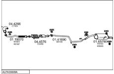 Výfukový systém MTS ALFA39009A027208