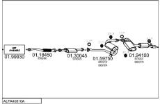 Výfukový systém MTS ALFA40810A017286