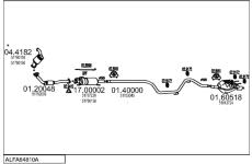 Výfukový systém MTS ALFA64810A018929