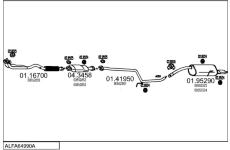 Výfukový systém MTS ALFA64990A008809