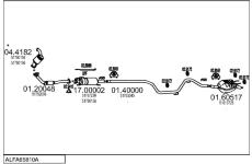 Výfukový systém MTS ALFA65810A018929
