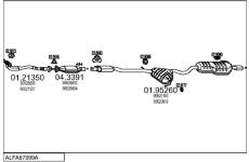 Výfukový systém MTS ALFA87999A007766