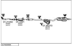 Výfukový systém MTS ALFA89999A007769