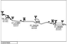 Výfukový systém MTS AUDI07969A008939