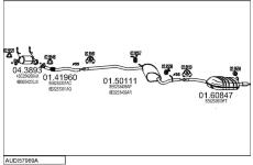 Výfukový systém MTS AUDI57969A015507