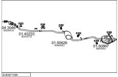 Výfukový systém MTS AUDI87159A018375