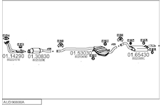 Výfukový systém MTS AUDI90800A001479