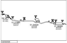 Výfukový systém MTS AUDI92959A015609
