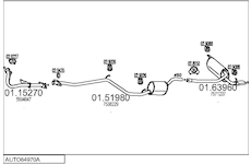 Výfukový systém MTS AUTO84970A016215