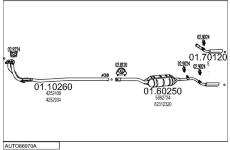 Výfukový systém MTS AUTO86970A006072