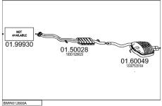 Výfukový systém MTS BMW012800A017291