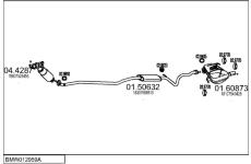 Výfukový systém MTS BMW012959A027555
