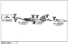 Výfukový systém MTS BMW013800A015273