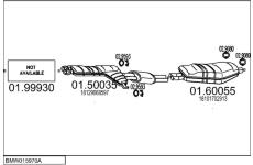 Výfukový systém MTS BMW015970A000287