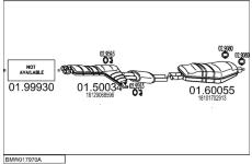Výfukový systém MTS BMW017970A000287