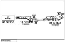 Výfukový systém MTS BMW027970A000255
