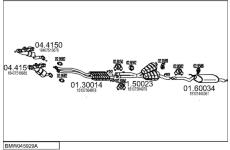 Výfukový systém MTS BMW045929A015273