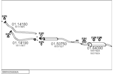 Výfukový systém MTS BMW056800A000042