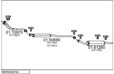 Výfukový systém MTS BMW065970A000017