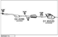 Výfukový systém MTS BMW068717A027309