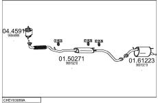 Výfukový systém MTS CHEV03069A033016