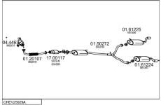 Výfukový systém MTS CHEV25929A028405