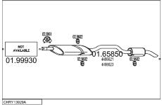 Výfukový systém MTS CHRY13929A005132