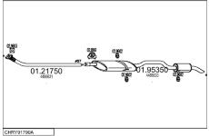 Výfukový systém MTS CHRY91790A005134