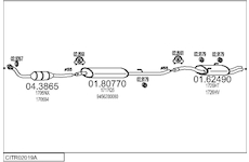 Výfukový systém MTS CITR02019A010545