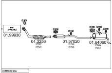Výfukový systém MTS CITR06738A018877