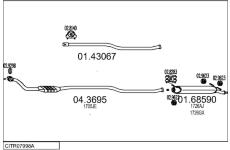 Výfukový systém MTS CITR07998A127404