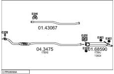 Výfukový systém MTS CITR08998A127404