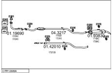 Výfukový systém MTS CITR12889A005548