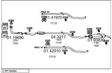 Výfukový systém MTS CITR16889A005547