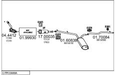 Výfukový systém MTS CITR33889A020042