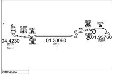 Výfukový systém MTS CITR34149A016336