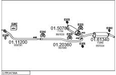 Výfukový systém MTS CITR34790A002184