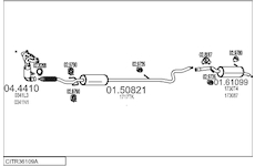 Výfukový systém MTS CITR36109A028199