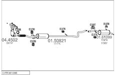 Výfukový systém MTS CITR36109B028199