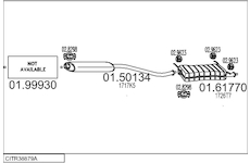Výfukový systém MTS CITR38879A015639