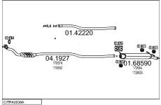 Výfukový systém MTS CITR42838A008957