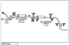 Výfukový systém MTS CITR47458A020628