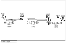 Výfukový systém MTS CITR54790A008753