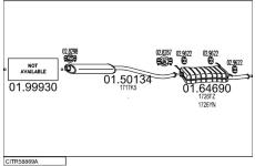 Výfukový systém MTS CITR58869A015602